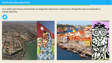 Escrita de textos descritivos