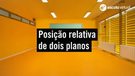 Posição relativa de dois planos